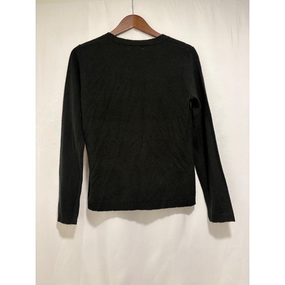 Bogari Women's M Black Sweater Sequin Floral Embellished NWT - Picture 3 of 9